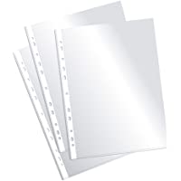 Plus Office EH303A-5-FC - Fundas multitaladro folio-cristal- 60 micras- 100 unidades
